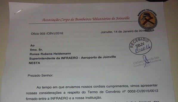 CORPORAO DE BOMBEIROS VOLUNTRIOS DE JOINVILLE FECHA 2015 NO VERMELHO