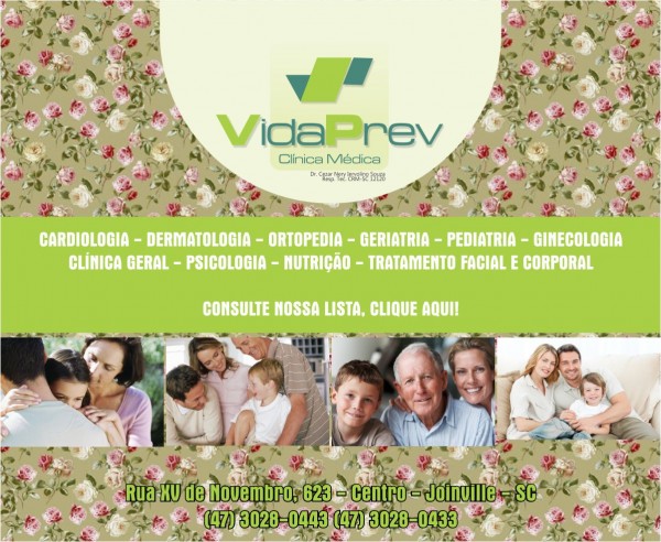 NOVO CONVNIO - CLINICA VIDA PREVE - TODAS AS ESPECIALIDADES CLNICAS